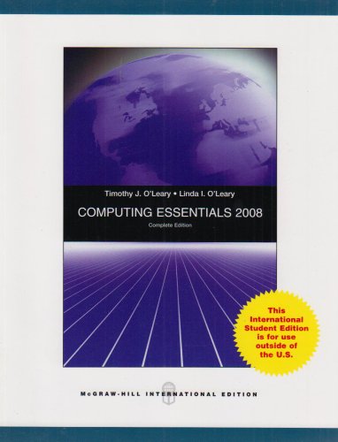 Computing Essentials N/A 9780071101530 Front Cover