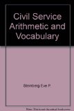 Civil Service Arithmetic and Vocabulary 10th 9780131377530 Front Cover