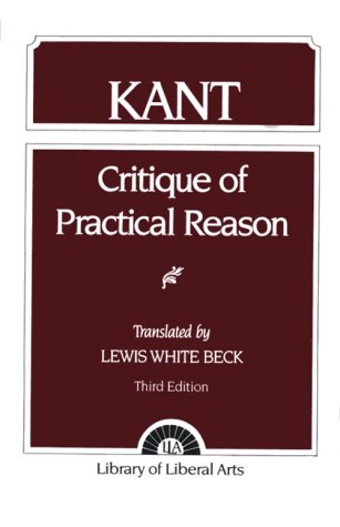 Critique of Practical Reason  3rd 1993 (Revised) 9780023077531 Front Cover