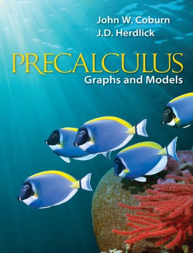 Precalculus: Graphs &amp; Models   2012 9780073519531 Front Cover