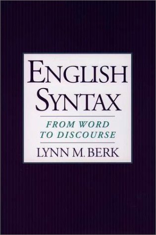 English Syntax From Word to Discourse  1999 9780195123531 Front Cover