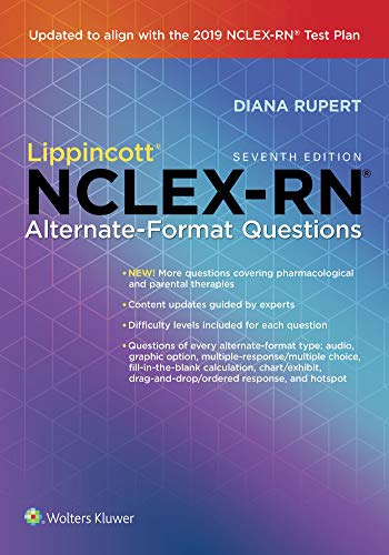 Lippincott NCLEX-RN Alternate-Format Questions  7th 2020 (Revised) 9781975115531 Front Cover