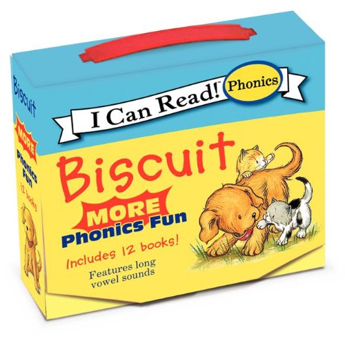 Biscuit: MORE 12-Book Phonics Fun! Includes 12 Mini-Books Featuring Short and Long Vowel Sounds N/A 9780062086532 Front Cover