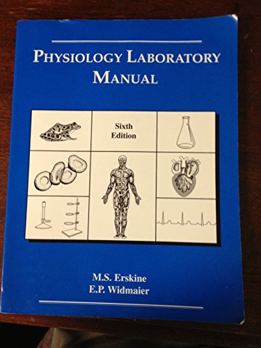 Physiology 6th 2002 (Lab Manual) 9780536635532 Front Cover