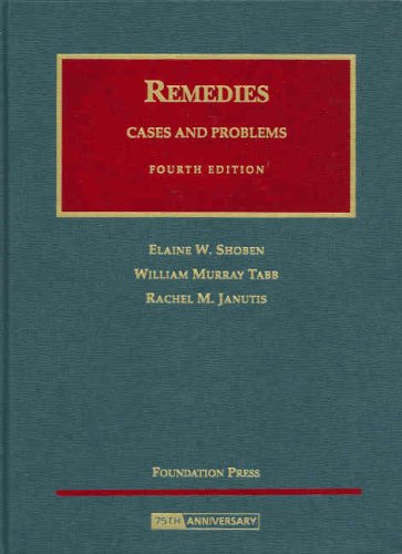 Remedies Cases and Problems 4th 2008 (Revised) 9781599413532 Front Cover