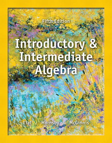 Introductory and Intermediate Algebra  5th 2014 9780321865533 Front Cover