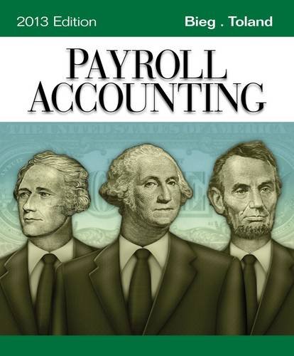 Payroll Accounting 2013  23rd 2013 9781133962533 Front Cover