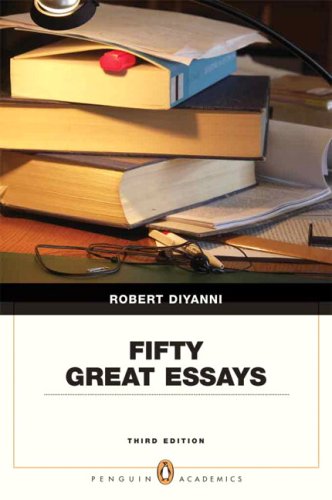 Fifty Great Essays  3rd 2008 (Revised) 9780205533534 Front Cover