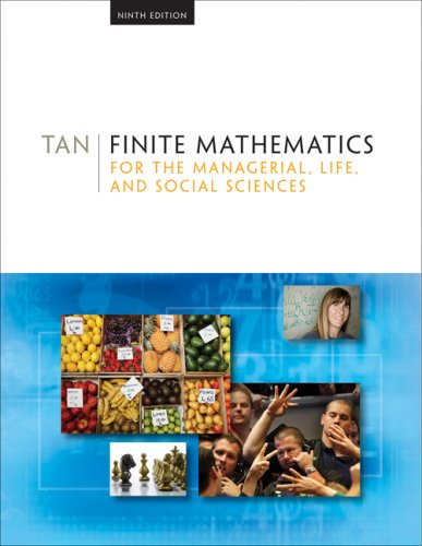 Finite Mathematics for the Managerial Life, and Social Sciences  9th 2009 9780495387534 Front Cover