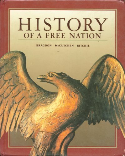 History of a Free Nation   1994 (Student Manual, Study Guide, etc.) 9780028227535 Front Cover