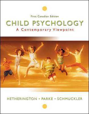 CHILD PSYCHOLOGY >CANADIAN< 1st 9780070880535 Front Cover