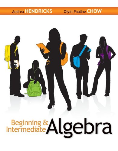 Beginning &amp; Intermediate Algebra   2013 9780073384535 Front Cover
