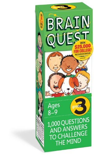 Brain Quest 3rd Grade Q&amp;a Cards 1000 Questions and Answers to Challenge the Mind. Curriculum-Based! Teacher-approved! 4th (Revised) 9780761166535 Front Cover
