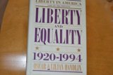 Liberty in America, 1600 to the Present Liberty and Equality N/A 9780060171537 Front Cover