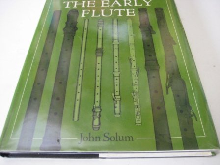 Early Flute   1992 9780198162537 Front Cover