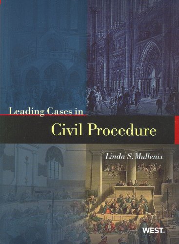 Leading Cases in Civil Procedure  N/A 9780314911537 Front Cover
