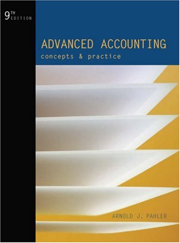 Advanced Accounting Concepts and Practice 9th 2006 (Revised) 9780324233537 Front Cover