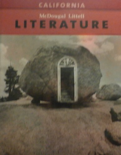 McDougal Littell Literature California Student's Edition Grade 07 2009  2008 9780618983537 Front Cover
