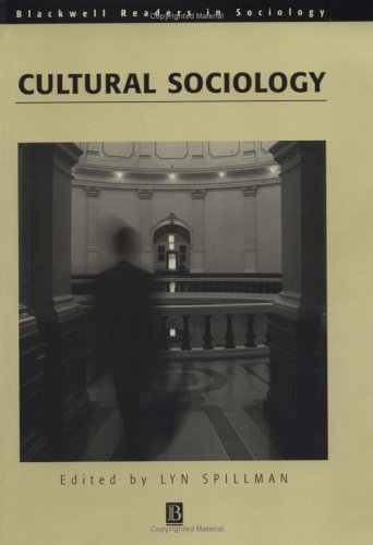 Cultural Sociology   2002 9780631216537 Front Cover
