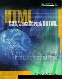 HTML with CSS, JavaScript, and DHTML 1st 2003 9780763816537 Front Cover