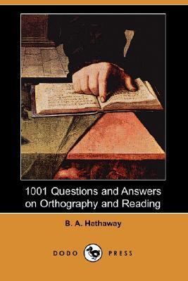 1001 Questions and Answers on Orthography and Reading  N/A 9781406543537 Front Cover