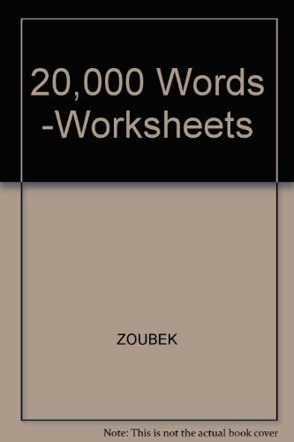 20,000+ Words Spelled and Divided for Quicke Reference, Worksheets 9th 1991 9780028200538 Front Cover