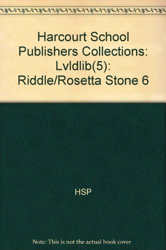 Riddle of the Rosetta Stone  2003 9780153193538 Front Cover