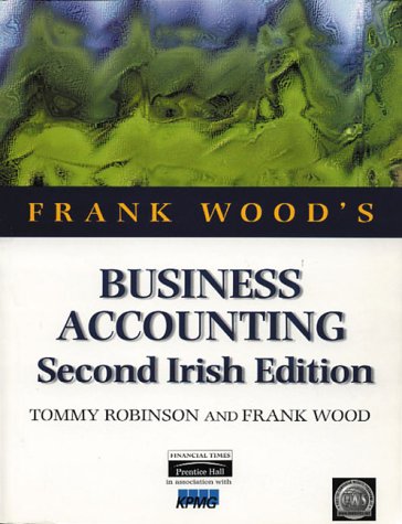 Business Accounting  2nd 1999 (Revised) 9780273631538 Front Cover