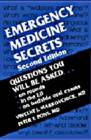 Emergency Medicine Secrets  2nd 1999 (Revised) 9781560532538 Front Cover