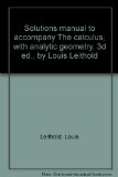 Calculus with Analytic Geometry 3rd 9780063639539 Front Cover