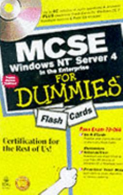 MCSE Windows NT Workstation 4 for Dummies Flash Cards   1999 9780764505539 Front Cover