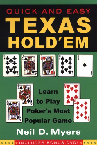 Quick and Easy Texas Hold'em Learn to Play Poker's Most Popular Game  2005 9780818406539 Front Cover