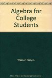 Algebra for College Students 3rd 9780697076540 Front Cover