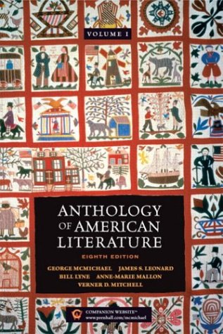 Anthology of American Literature  8th 2004 9780131829541 Front Cover