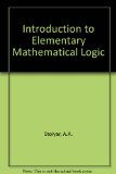Introduction to Elementary Mathematical Logic   1970 9780262190541 Front Cover