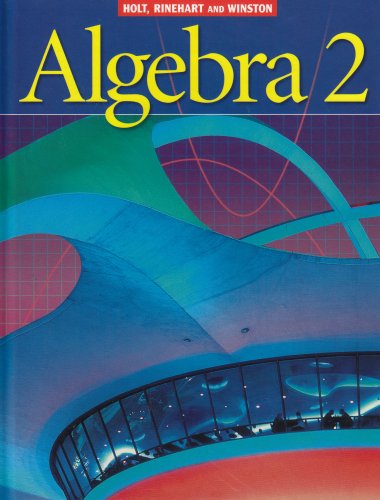 Algebra 2 3rd 9780030660542 Front Cover