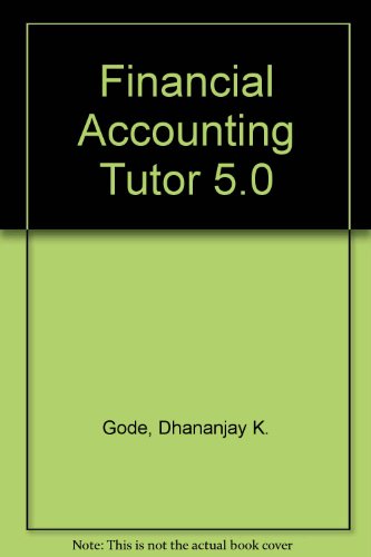 Financial Accounting Tutor 5.0  5th 2003 9780471265542 Front Cover