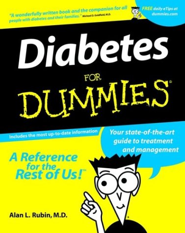 Diabetes for Dummies   1999 9780764551543 Front Cover