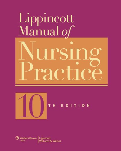 Lippincott Manual of Nursing Practice  10th 2014 (Revised) 9781451173543 Front Cover