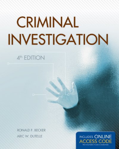 Criminal Investigation  4th 2013 (Revised) 9781449650544 Front Cover