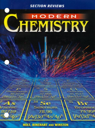 Modern Chemistry : Section Reviews 1st 9780030573545 Front Cover