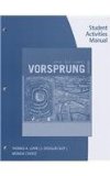 Student Activities Manual for Lovik/Guy/Chavez's Vorsprung: a Communicative Introduction to German Language and Culture, 3rd  3rd 2014 9781133938545 Front Cover