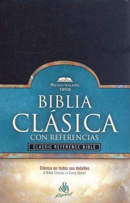 RV 1909 Biblia Clï¿½sica con Referencia, Negro Imitaciï¿½n Piel   2004 9781558199545 Front Cover