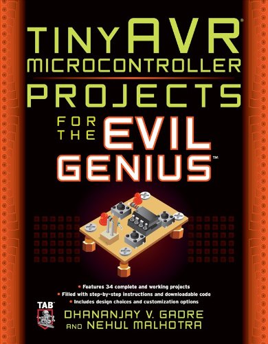 TinyAVR Microcontroller Projects for the Evil Genius   2011 9780071744546 Front Cover