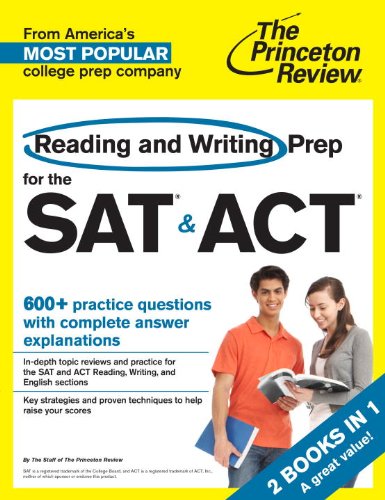 Reading and Writing Prep for the SAT and ACT  N/A 9780804124546 Front Cover