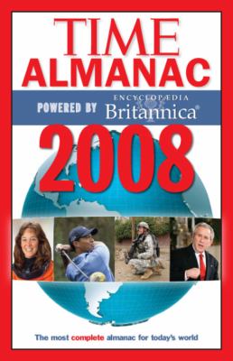 Almanac 2008 Powered by Encyclopaedia Britannica  2008 (Revised) 9781603207546 Front Cover