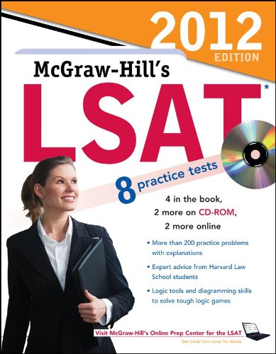 McGraw-Hill's LSAT with CD-ROM, 2012 Edition  6th 2011 9780071763547 Front Cover