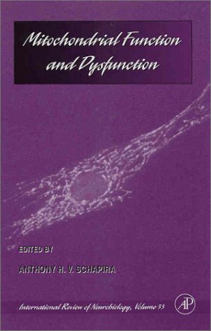 Mitochondrial Function and Dysfunction   2003 9780123668547 Front Cover