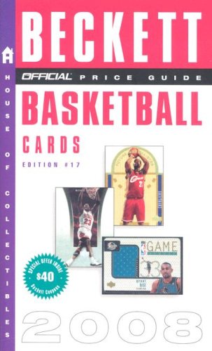 Official Price Guide to Basketball Cards 2008  17th (Large Type) 9780375722547 Front Cover
