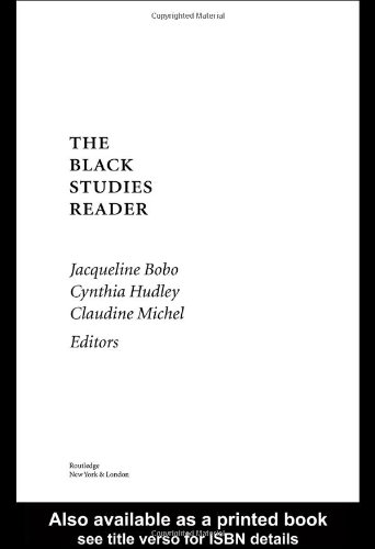 Black Studies Reader   2004 9780415945547 Front Cover